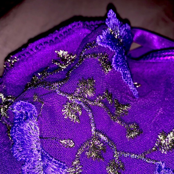 Purple Butterfly Bra - Picture 1 of 3